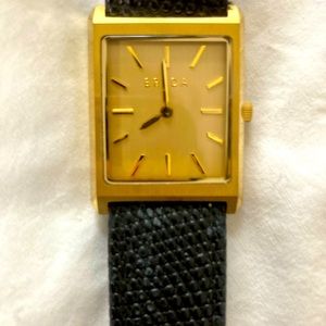 Women’s Black-Leather BREDA Watch